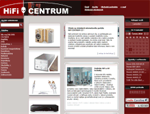 Tablet Screenshot of hificentrum.cz